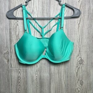 Victorias Secret Very Sexy Push Up Pigeonnant Bra Teal 38C